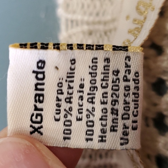 Love by‎ Design. Knit sweater.  Lightweight. Cream color size XL. Open kn… - Picture 9 of 9